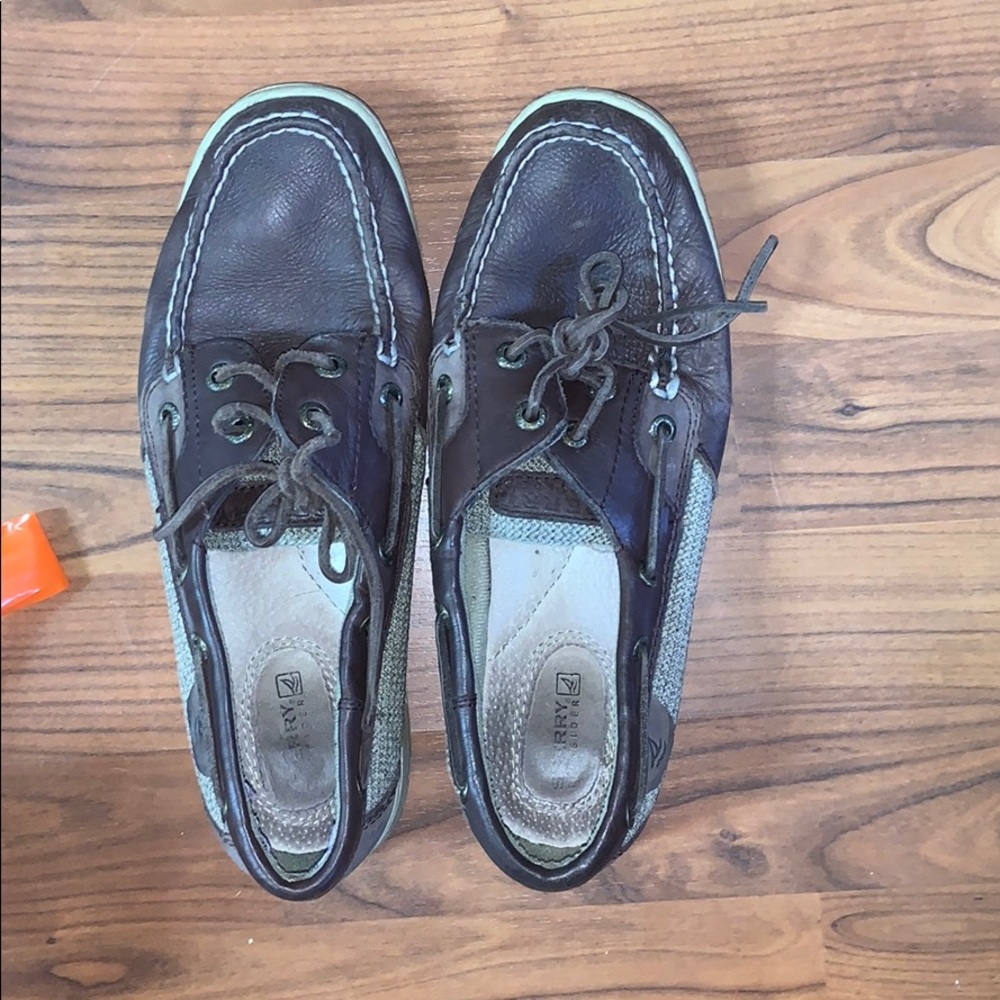 women’s brown 8.5 sperrys